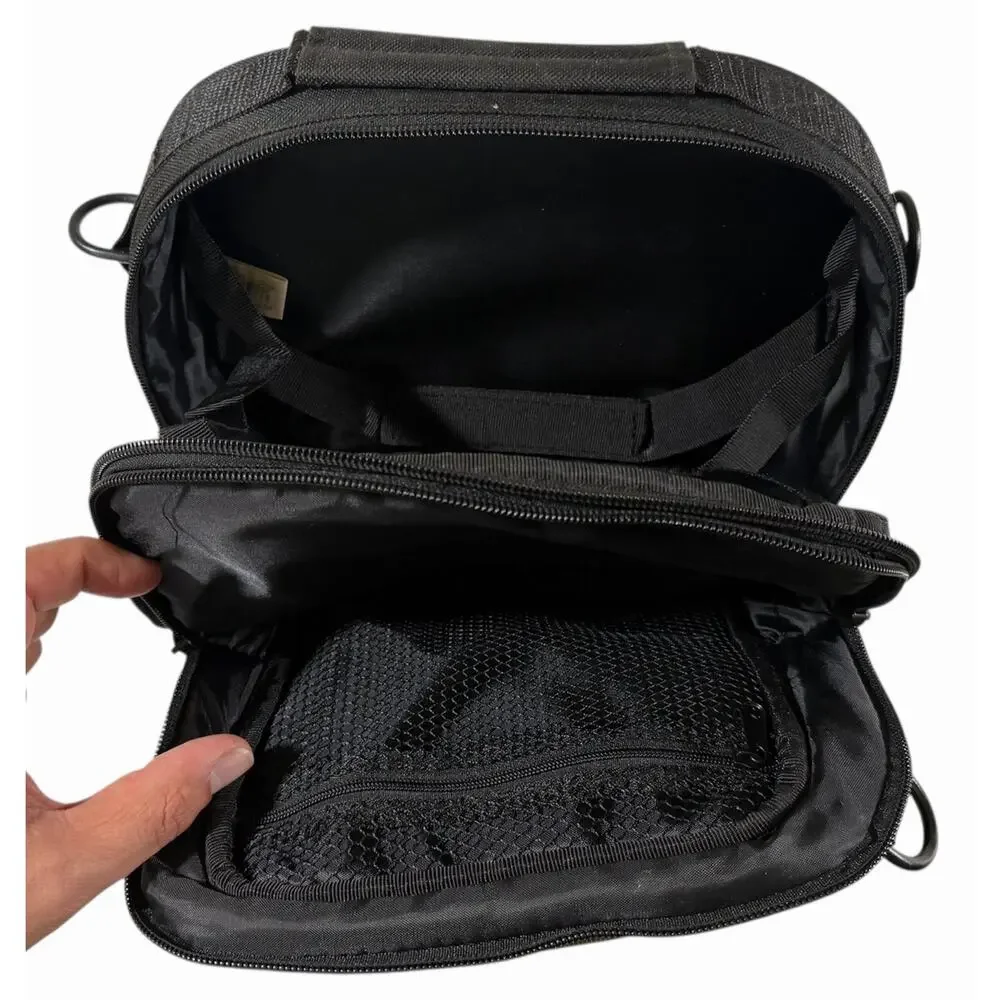 Case Logic Camera Camcorder Shoulder Bag Black Olive Green Padded Storage VNC-2
